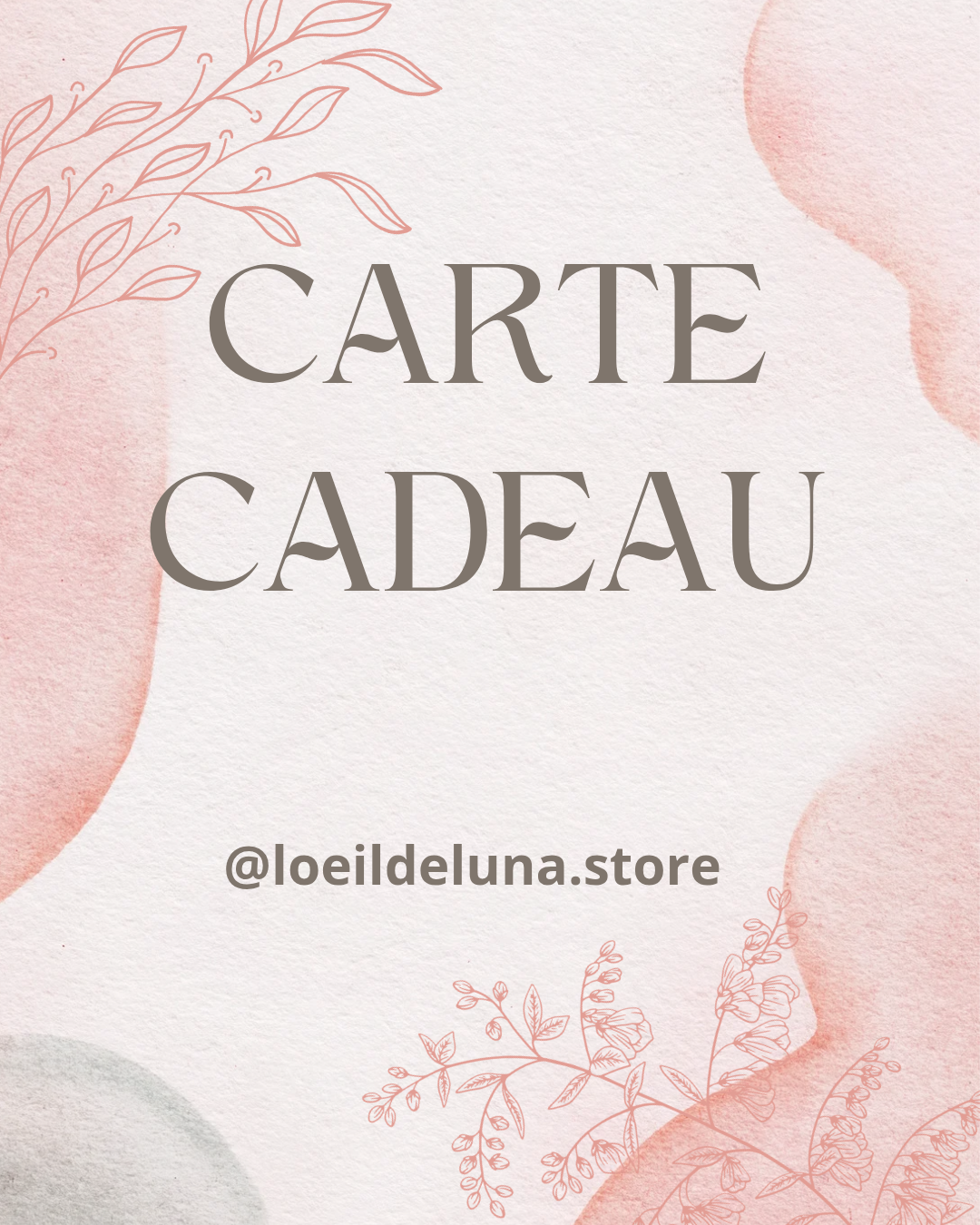 Carte Cadeau