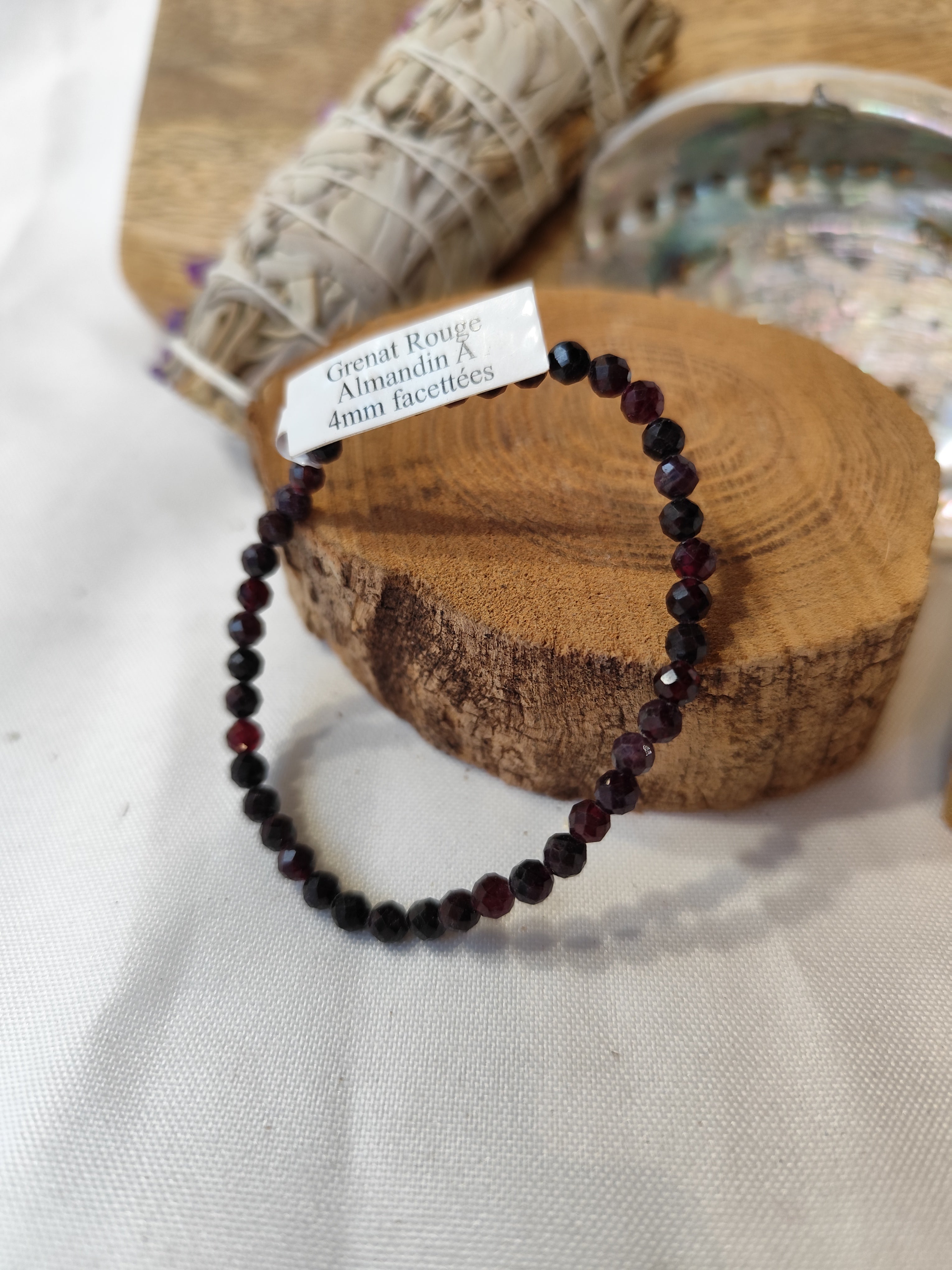 Bracelet Grenat Rouge