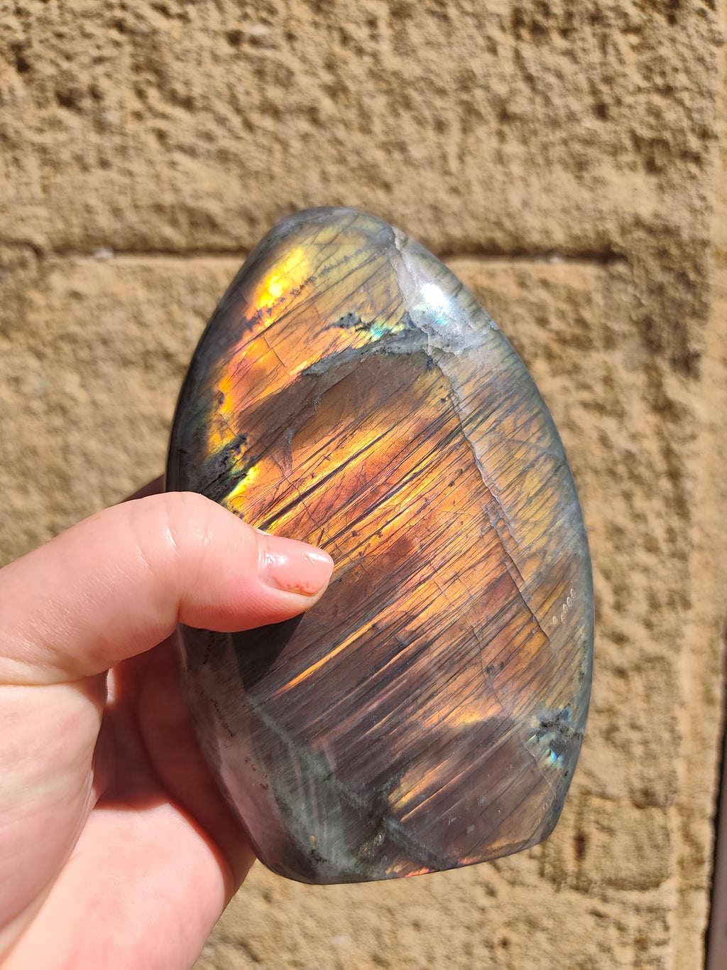 Labradorite Sunset de Madagascar – Pièce d’exception 180 g