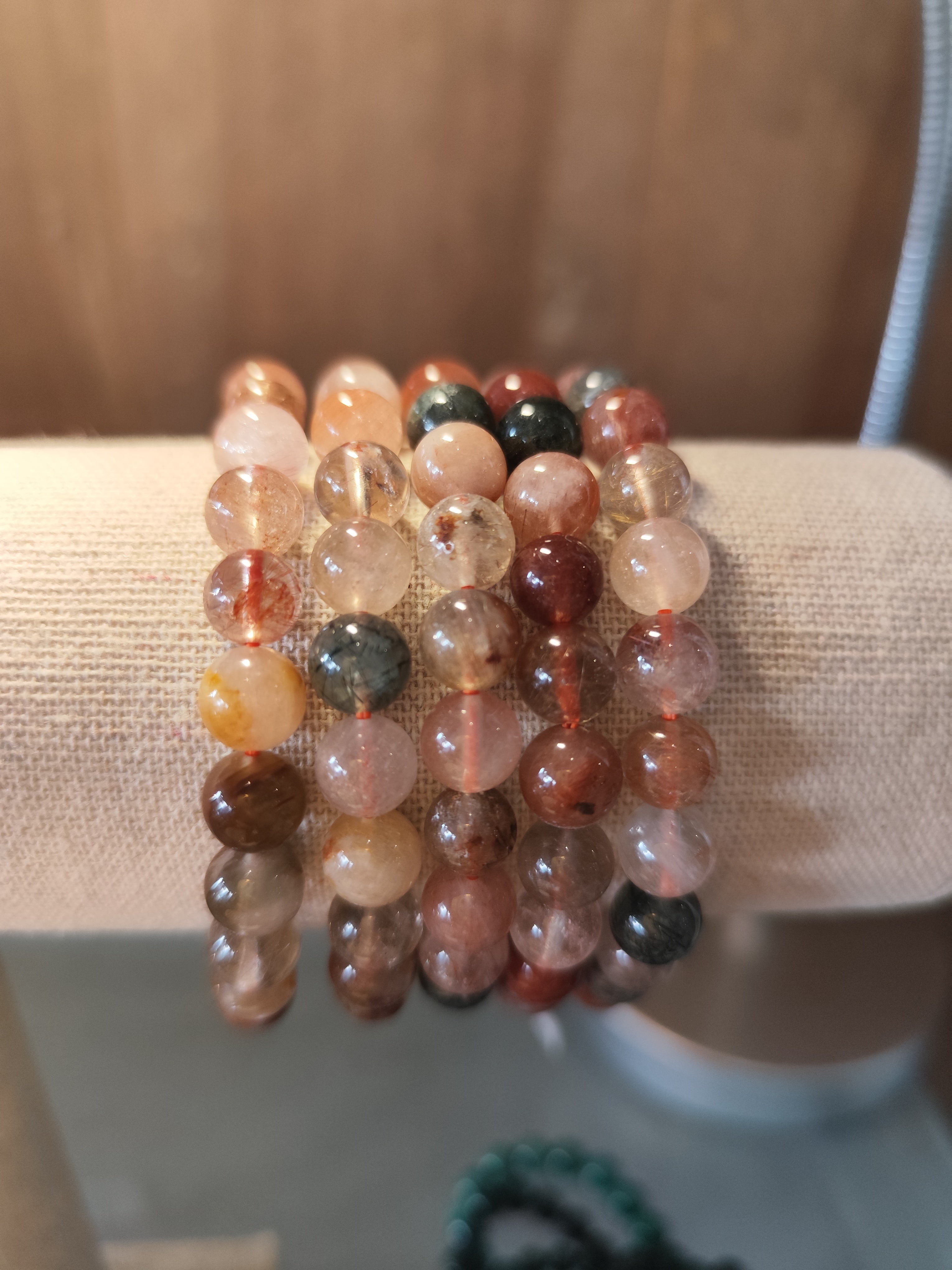 Bracelet Cristal de Roche Rutile