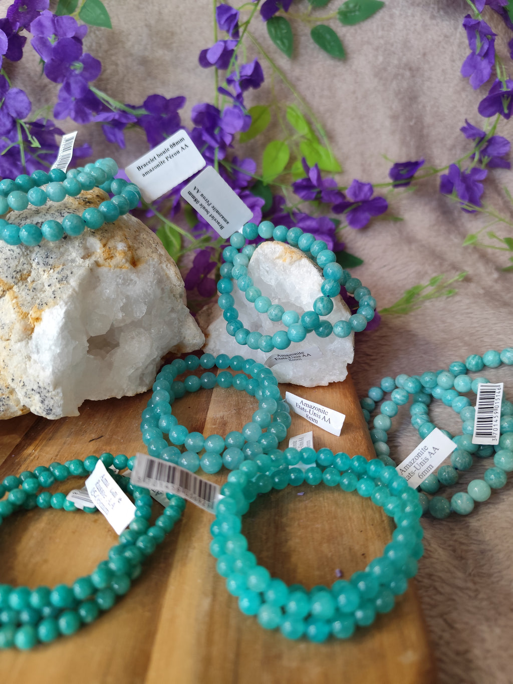 Bracelet Amazonite Pérou AA