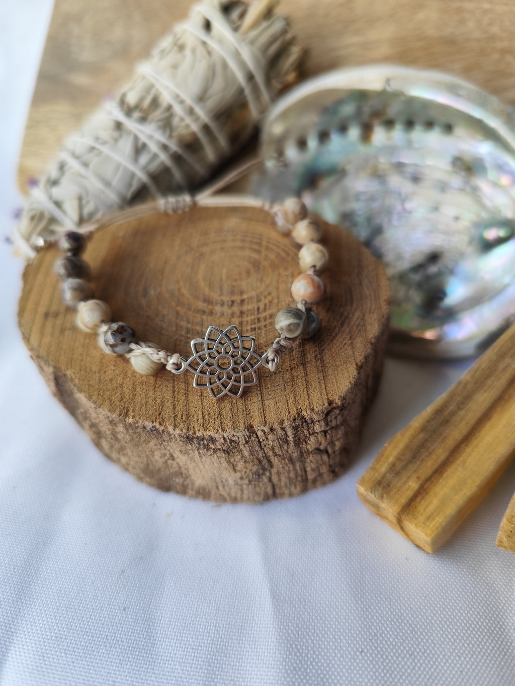 Bracelet Macramé Jaspe