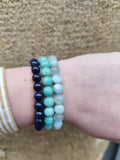 Bracelets en Pierres Naturelles Bleues – Confiance, Calme & Communication