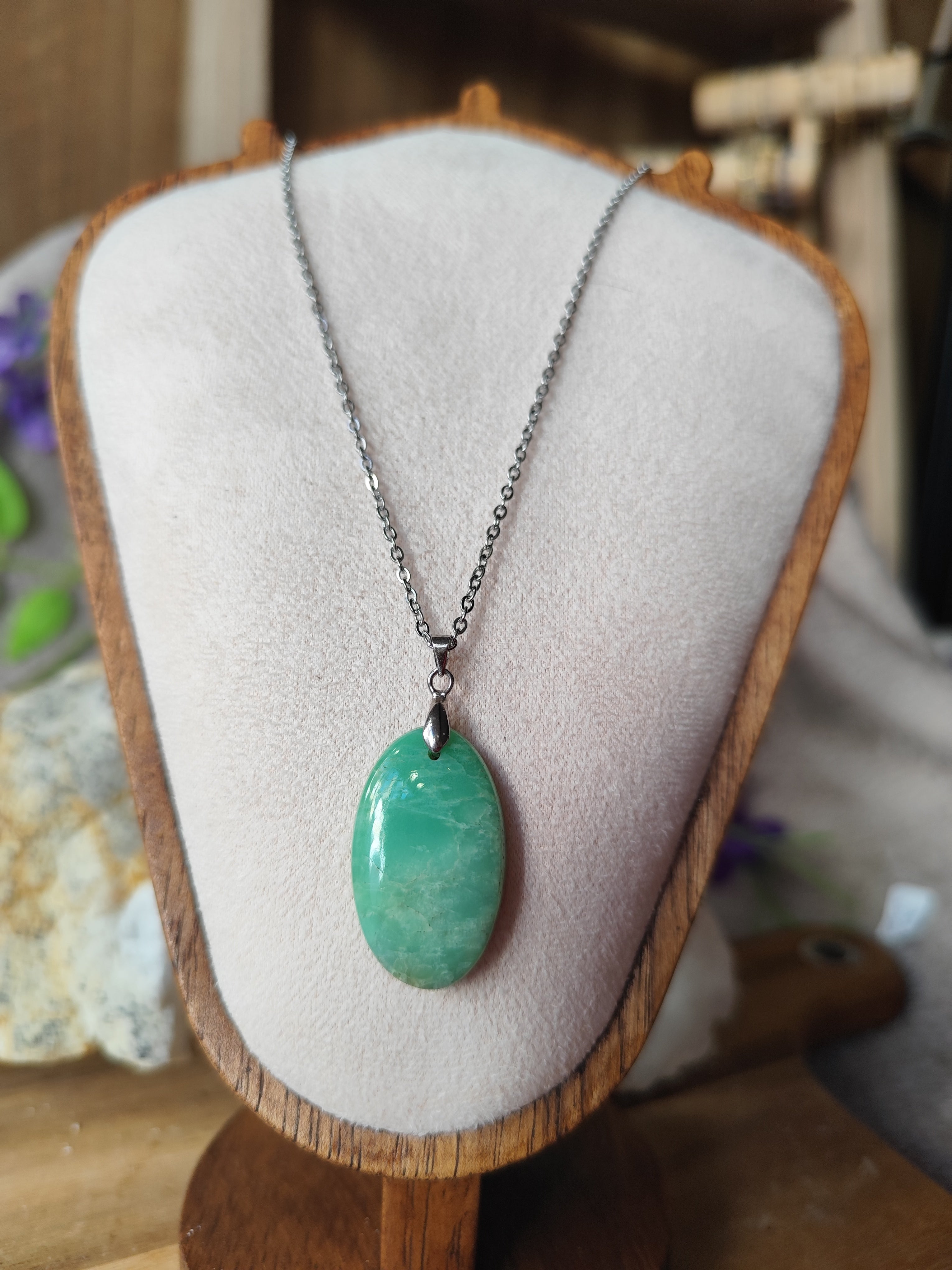 Pendentif Chrysoprase