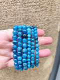 Bracelet en Apatite Bleue AA