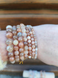 Bracelet Pierre de lune multicolore