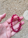 Bracelet Rubis - Passion et élégance - Rubis chauffée AA