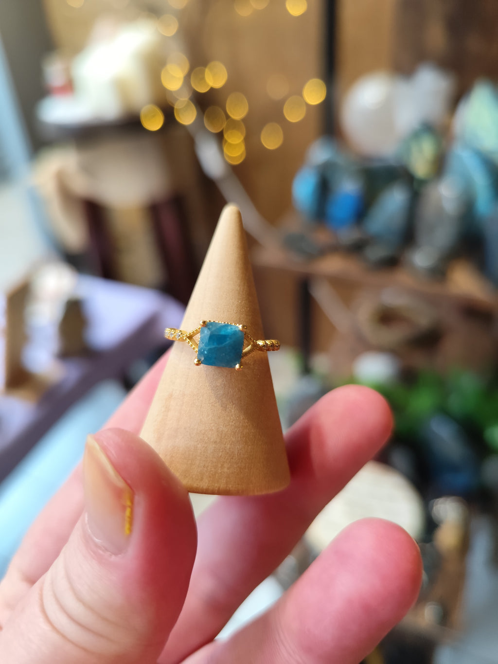 Bague Élégante Apatite