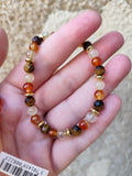 Bracelet Coup de Boost/ citrine, cornaline, oeil de tigre