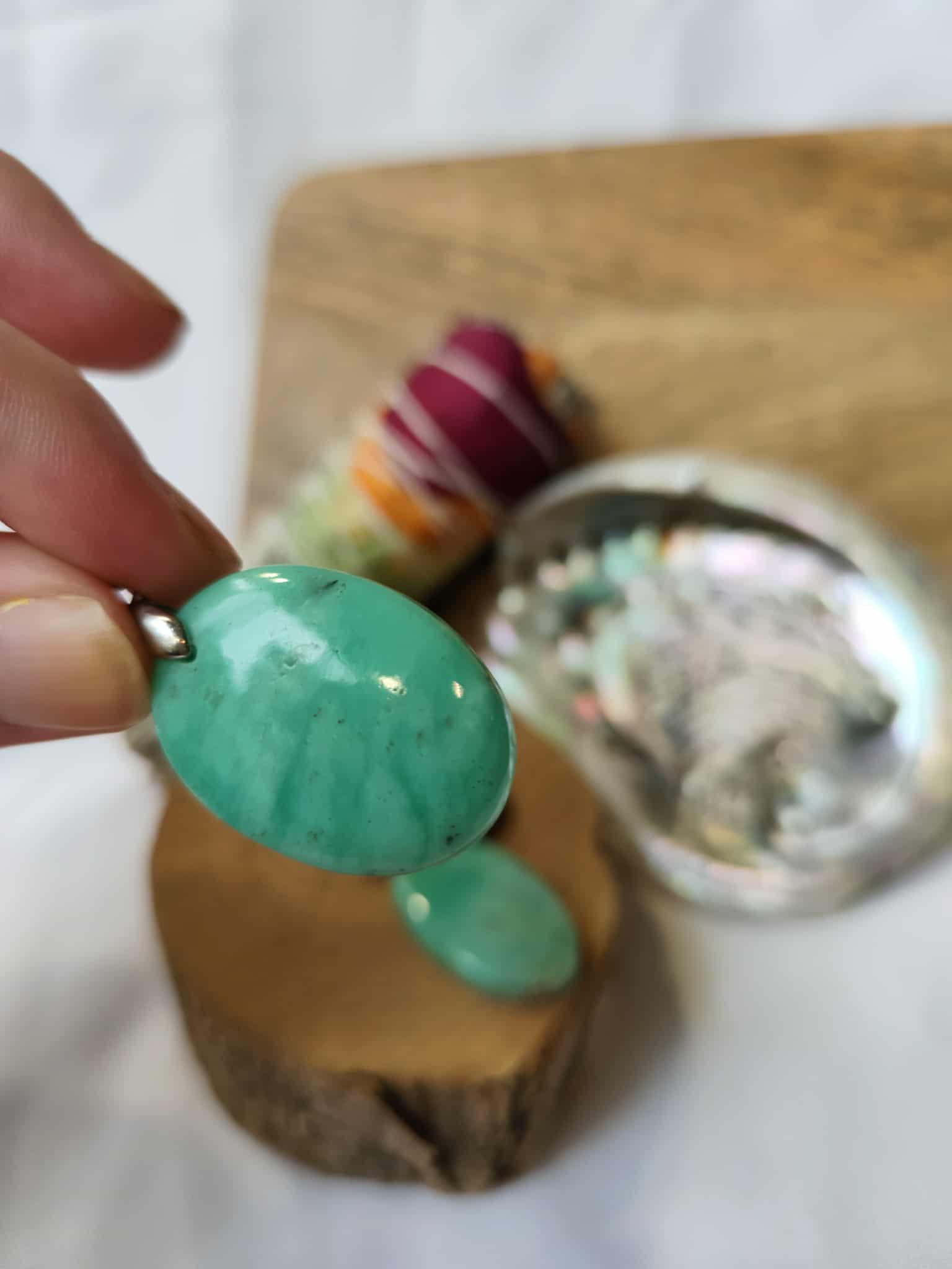 Pendentif Chrysoprase