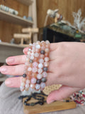 Bracelet Pierre de lune multicolore AA