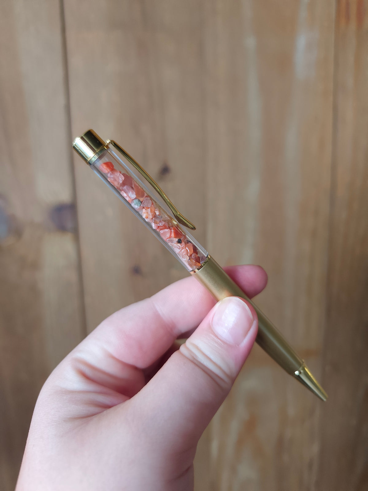 Stylo composé de pierres naturelles – Pierre au choix