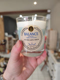 Bougie astrologique Balance ♎ Ambre / Patchouli