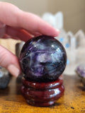Sphère Fluorine AAA – Pièce Unique Rare de Collection