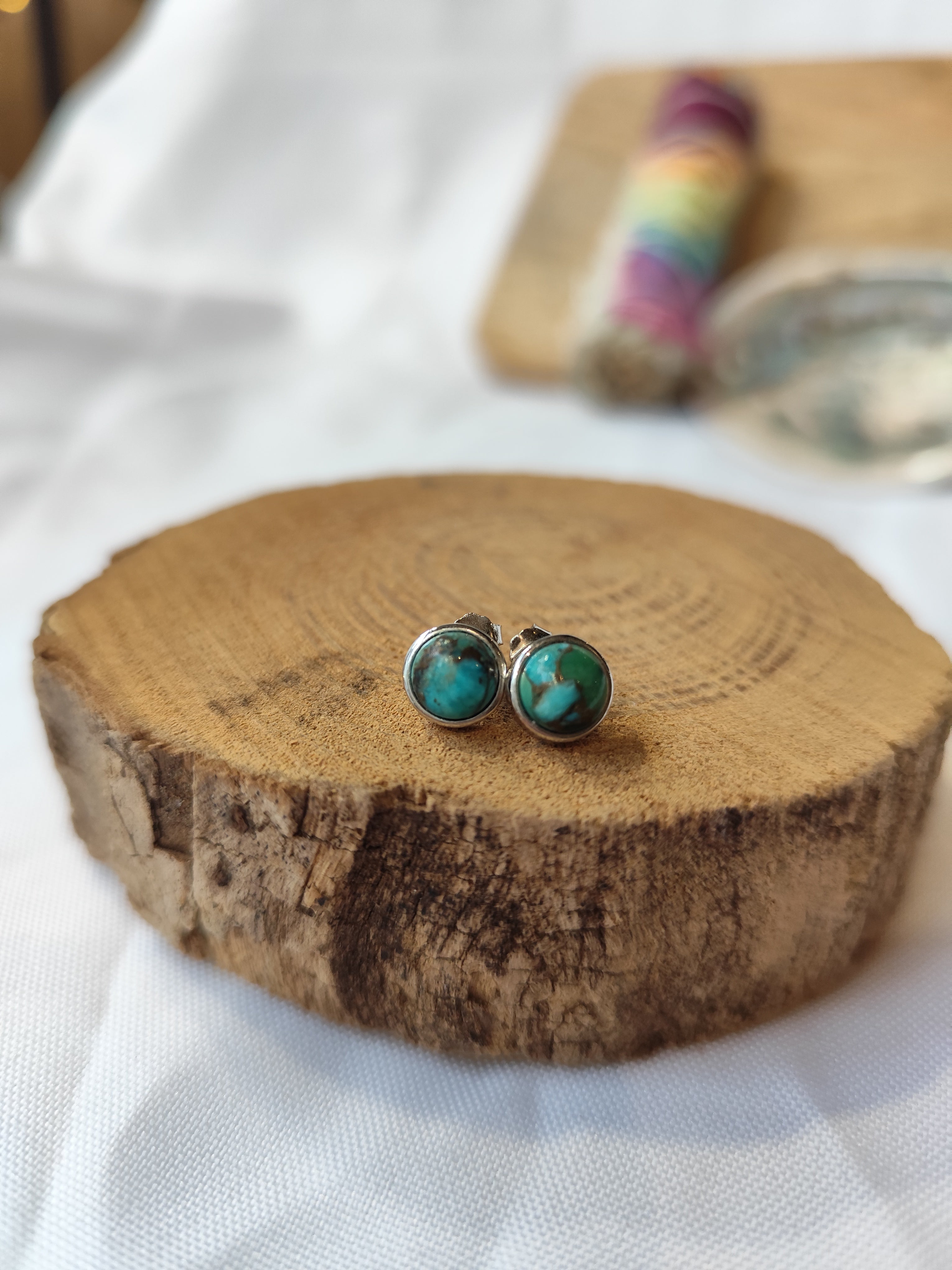 Boucles d'oreilles Turquoise