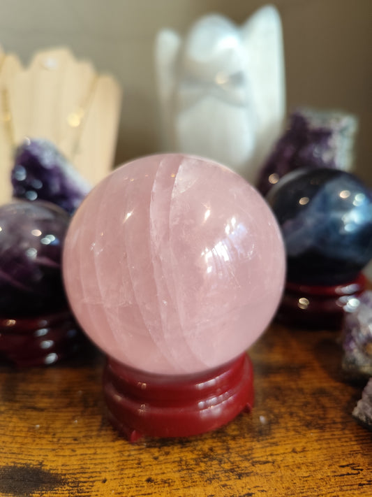 Sphère Quartz Rose