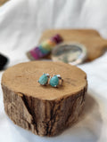 Puces d'oreilles Amazonite