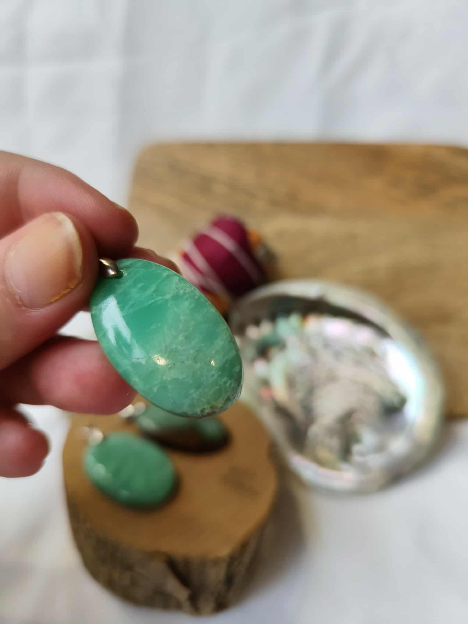 Pendentif Chrysoprase