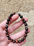 Bracelet Homme Onyx & Œil de Taureau – Élégance et Caractère
