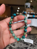 Bracelet Chrysocolle du Pérou A – 10 mm