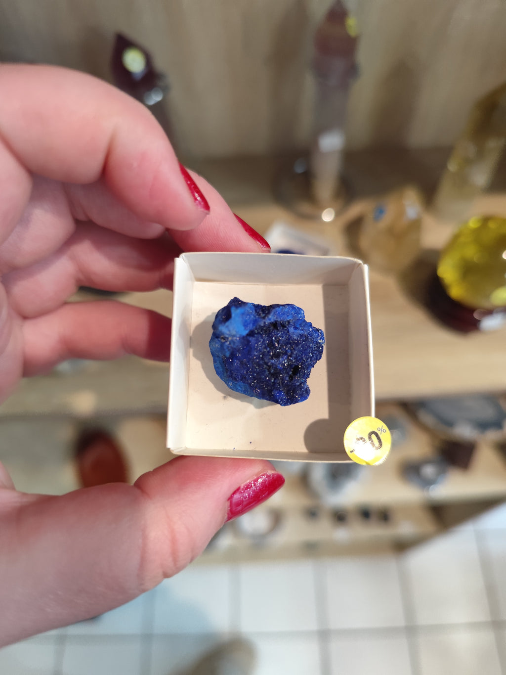 Géode d’Azurite – Nodules rares, pierres naturelles et lithothérapie