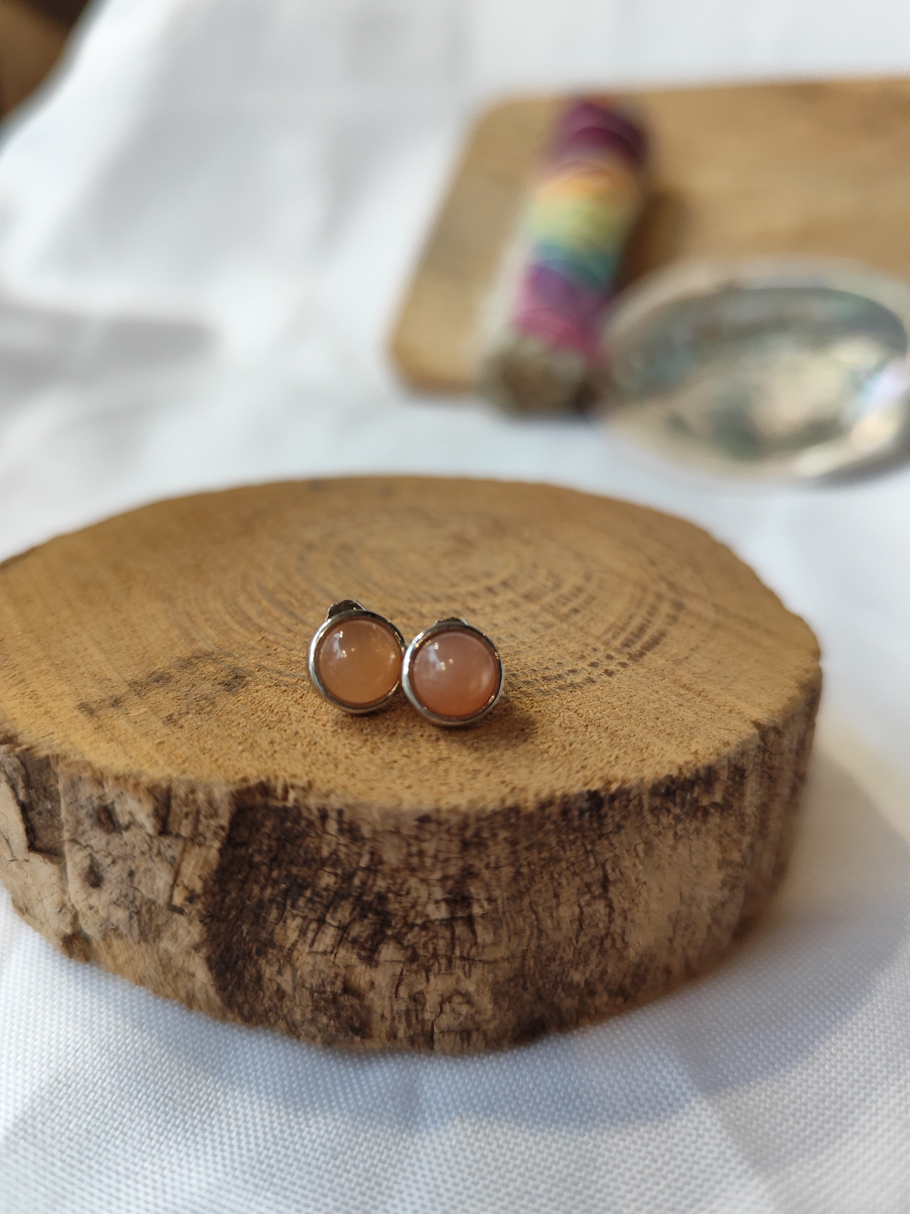 Boucles d'oreilles Pierre de Soleil