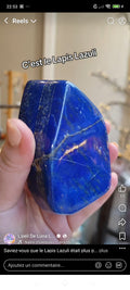 Lapis Lazuli Bleu Intense – Pierre Précieuse de Protection et Sagesse