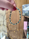 Bracelet L’Œil de Luna – Amazonite, Hématite & Labradorite – 4 mm, Petit Prix