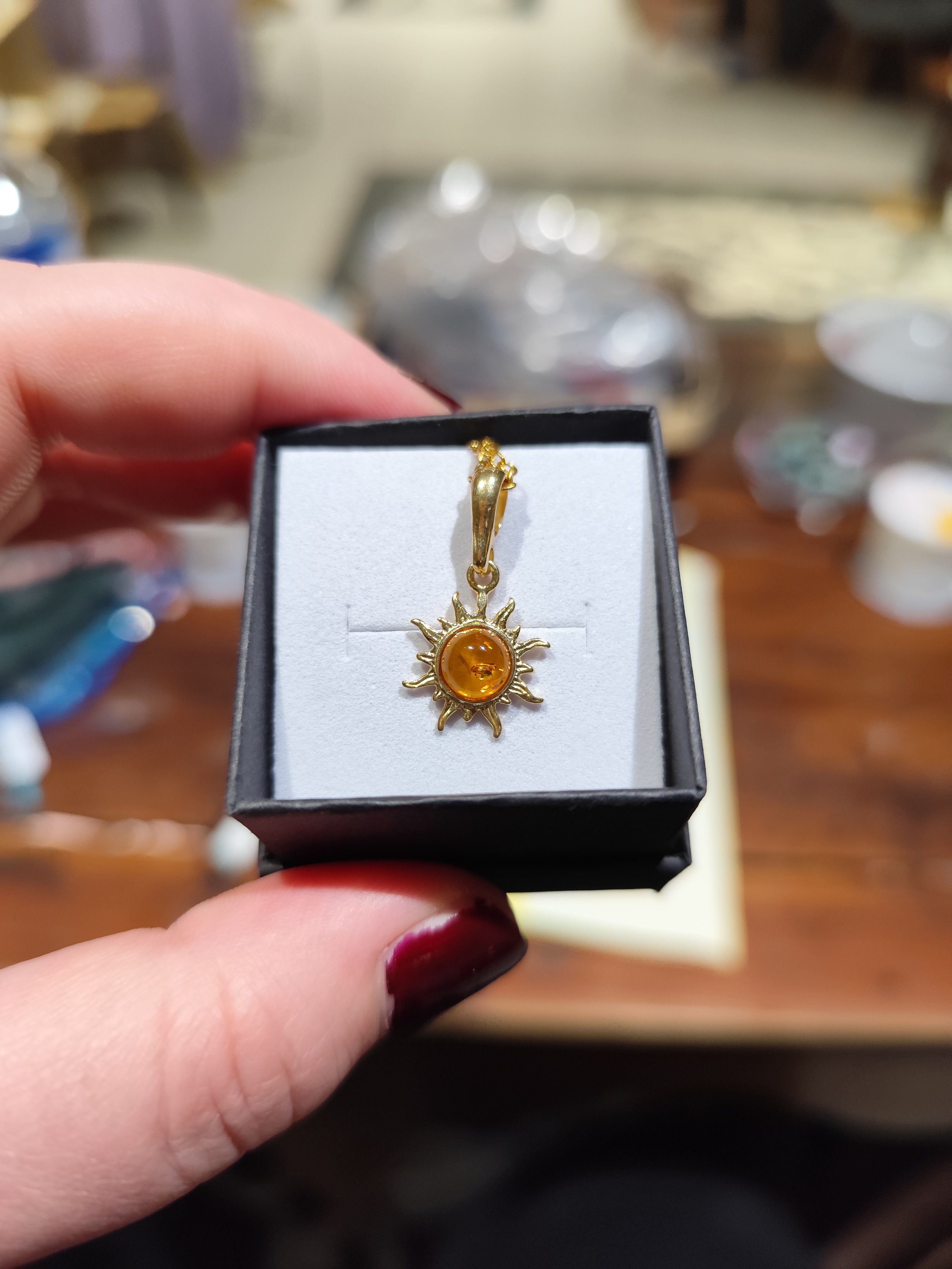 Collier Ambre soleil