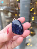 Pendentif Sodalite argent