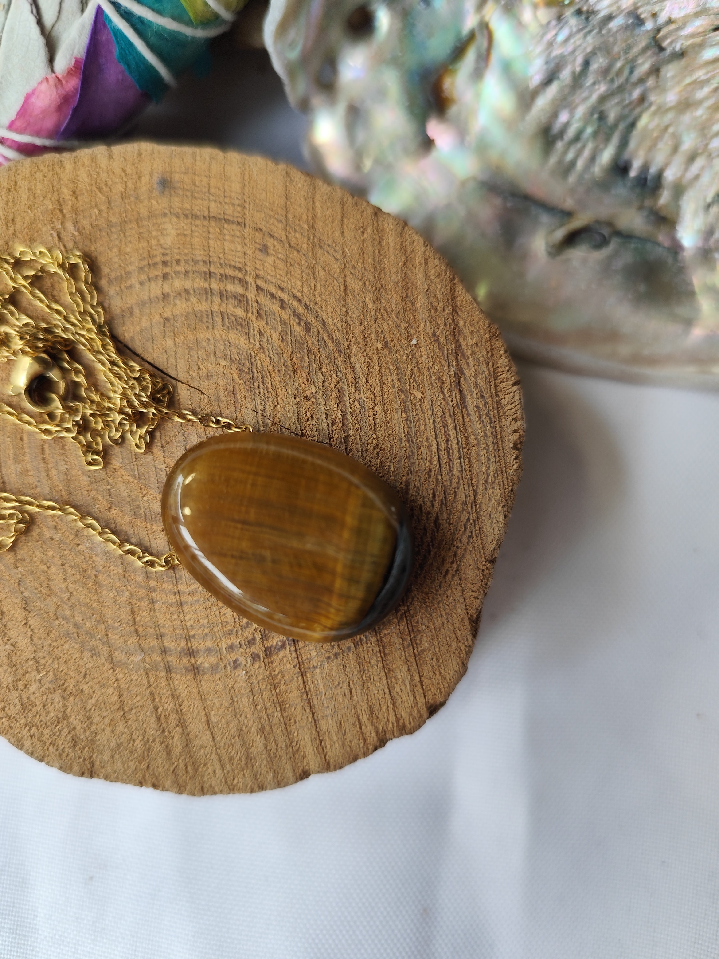 Pendentif Oeil de tigre