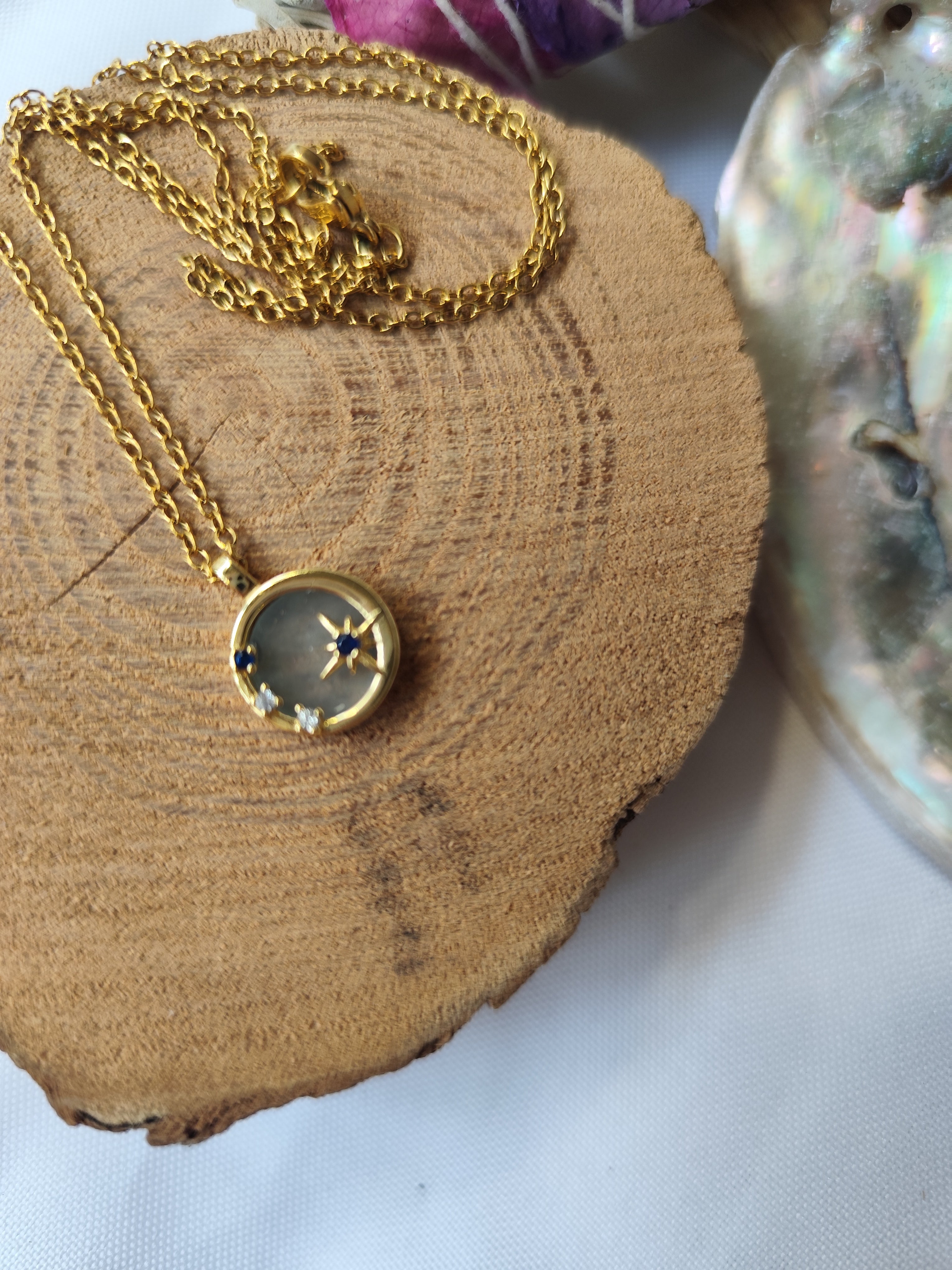 Collier Aigue Marine