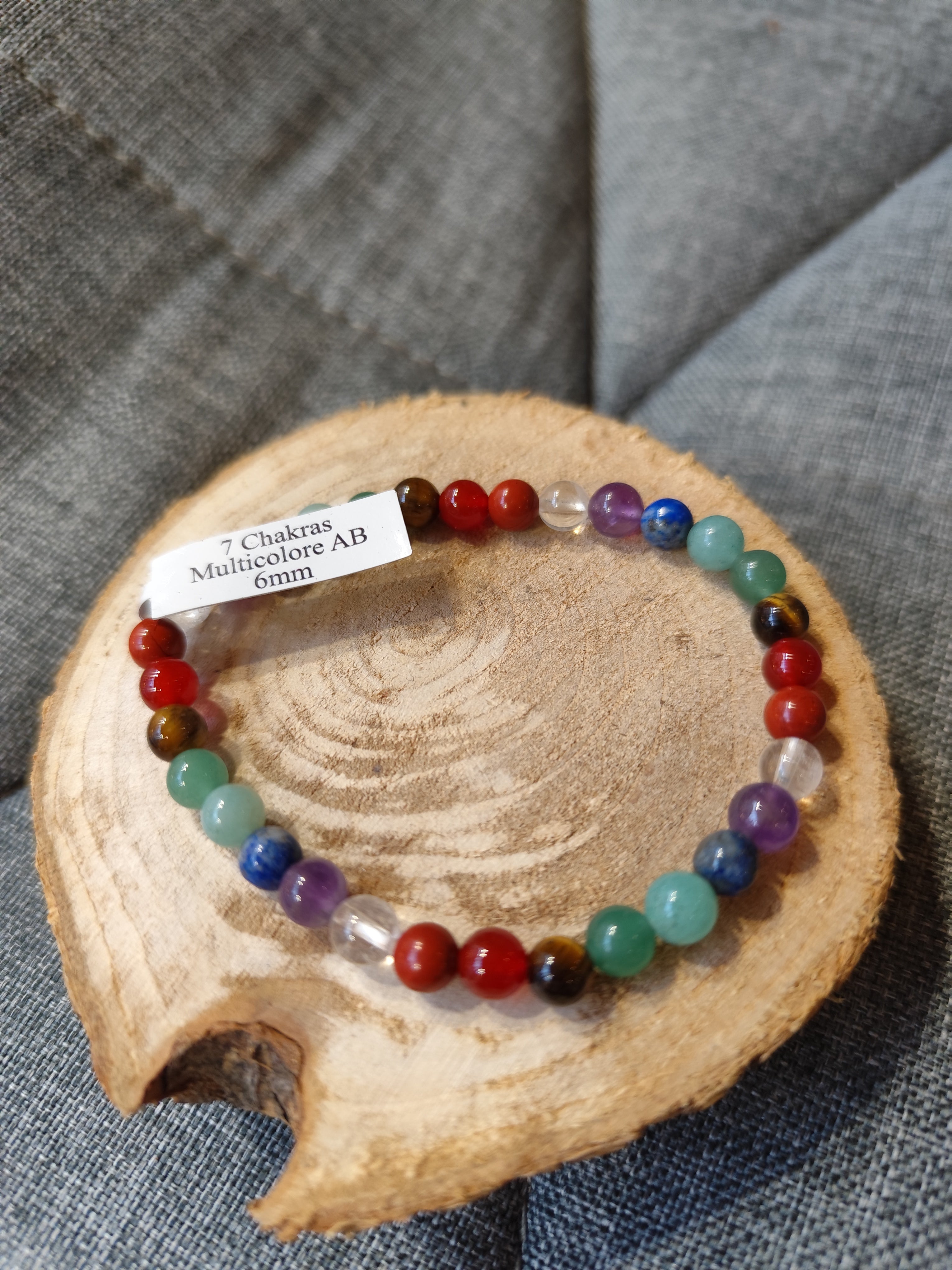 Bracelet 7 Chakras 6 mm